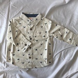 NWT Gymboree Dinosaur Button Down